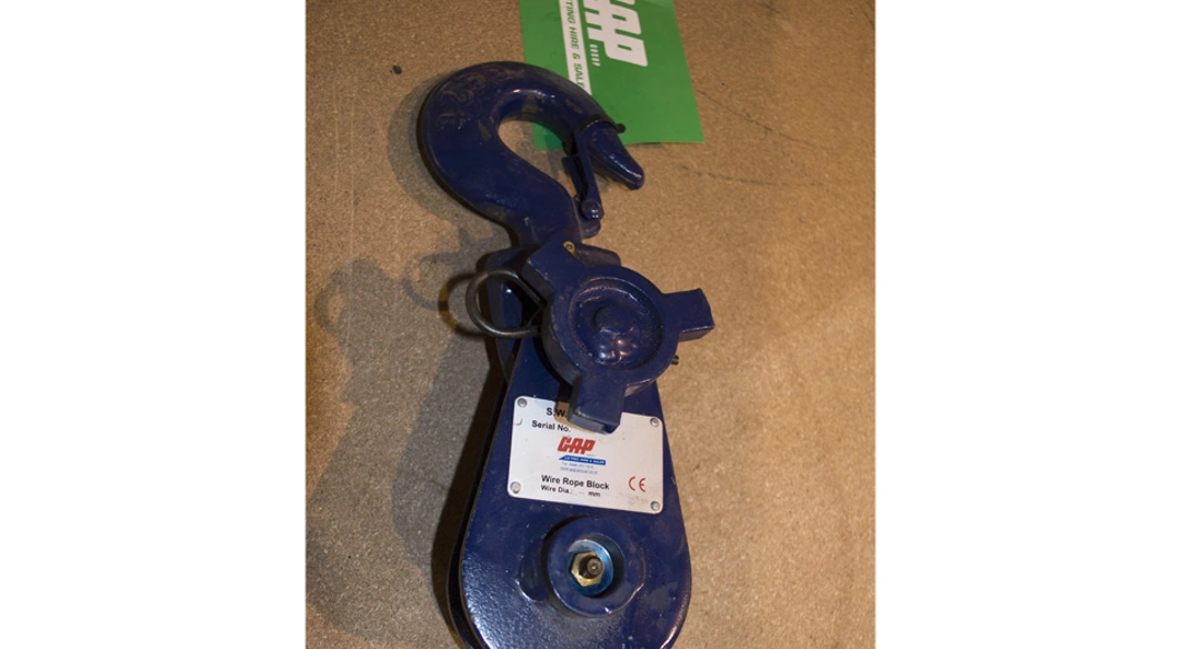 Sheave Blocks Single Sheave Block 4t GAP Group