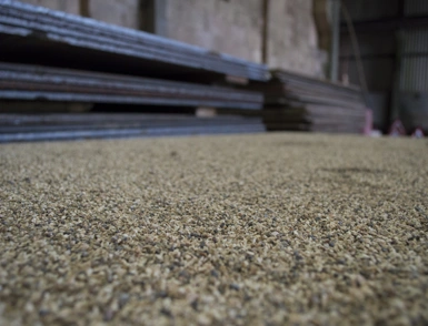 Anti-slip Road Plates with a gravel texture